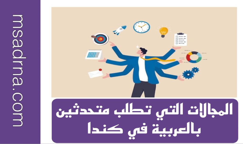 المجالات التي تطلب متحدثين بالعربية في كندا